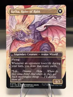 Kefka, Court Mage (FIN 0322) (Borderless) Final Fantasy Regular, MTG - Image 2