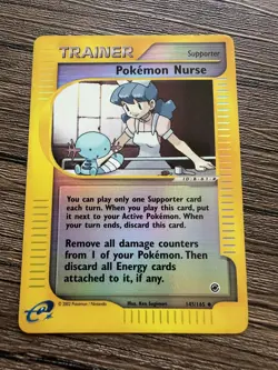 LP | Pokemon Nurse 145/165 Expedition Base Set Reverse Holo - Image 2