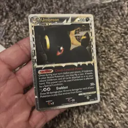 Umbreon (Prime) 86/90 Undaunted Holo Rare vintage Pokemon TCG MP - Image 4