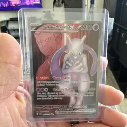 Pokemon TCG Team Rocket's Mewtwo ex 213/182 SV10 Holo Ultra Rare 280 HP EN - Image 1