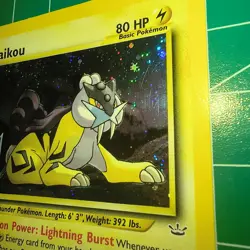 Pokemon TCG Raikou Neo Revelation Holo Rare Card 13/64 - Image 3