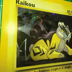 Pokemon TCG Raikou Neo Revelation Holo Rare Card 13/64 - Image 4