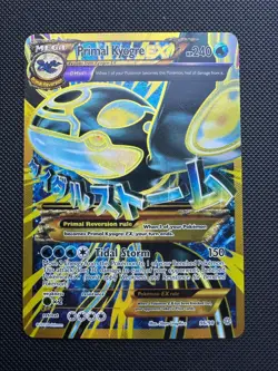 Primal Kyogre EX 96/98 Ancient Origins Pokemon Card - Image 1