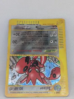 Scizor H21/H32 Aquapolis Holo Ultra Rare Pokemon TCG Nintendo e-reader MP - Image 4