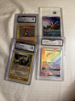 Pokemon TCG Lot 4 Slabs - Image 1