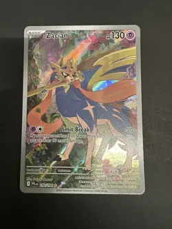 Zacian 100/094 Pokemon Card Phantasmal Festival Full Art Secret Rare - Image 1