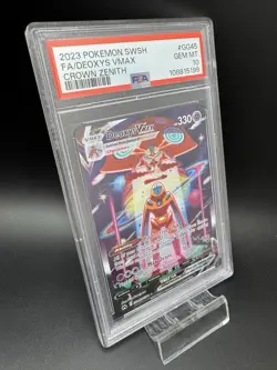 2023 POKEMON SWORD AND SHIELD CROWN ZENITH #GG45 FA/DEOXYS PSA 10 - Image 2