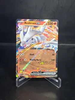 Reshiram ex 020/086 | Scarlet & Violet White Flare | Double Rare Pokemon Card - Image 1
