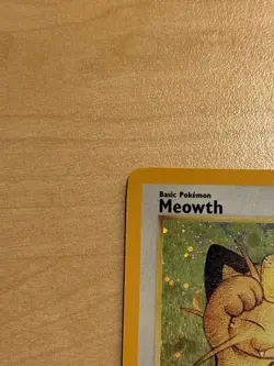 Rare Pokemon TCG Meowth Black Star Promo Holo Card Nintendo Game Boy 10 WOTC LP - Image 2