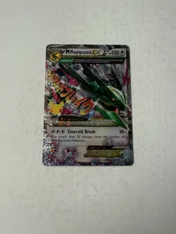 Pokemon Card Mega M Rayquaza EX 76/108 Holo Celebrations 25th Anniversary NM - Image 1