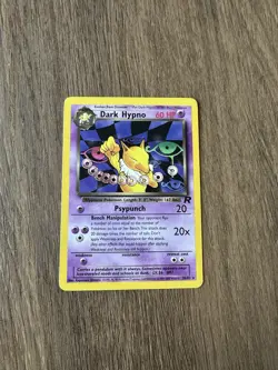 Pokemon TCG Dark Hypno 26/82 Team Rocket Regular Rare LP - Image 1