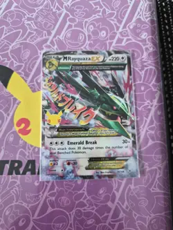 Pokemon Card Mega M Rayquaza EX 76/108 Holo Celebrations 25th Anniversary NM - Image 1
