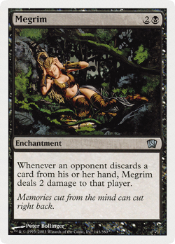 MTG Megrim 8ED #143 Uncommon - Image 1
