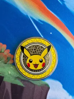 Pokemon Premium Trainer's XY Collection Box 2017 Pikachu Metal Coin - Image 1