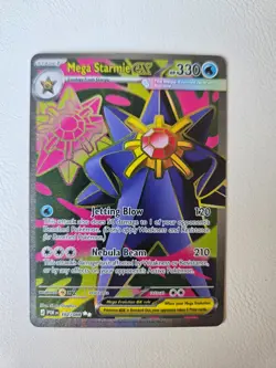 Mega Starmie ex 102/088 Ultra Rare Perfect Order Pokemon Holo Near Mint - Image 1