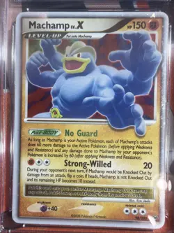 Pokemon TCG CGC 7 Machamp LV.X Stormfront 98/100 Holo Rare - Image 4
