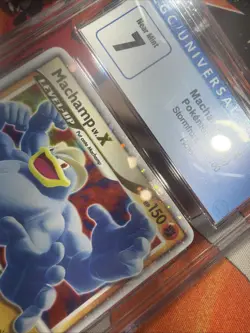 Pokemon TCG CGC 7 Machamp LV.X Stormfront 98/100 Holo Rare - Image 5