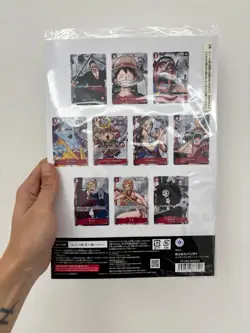 One Piece Card Game Folder 25th Anniversary JAP Set Japanese 10 cards sealed - Image 2