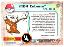CUBONE #104 CROMO / CARD POKEMON TRADING CARDS 1999-2000 TOPPS - Image 2