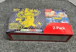 Pokemon TCG Surging Sparks ETB + Booster Bundle Costco 2-Pack Sealed - Image 5