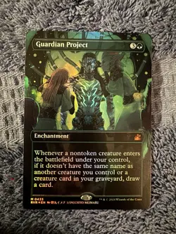 Guardian Project (Anime Borderless) -Foil Near Mint MTG Ravnica Remastered - Image 1