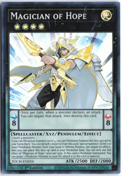 Yugioh - Magician of Hope TOCH-EN024 1st Edition - Toon Chaos - Image 1