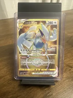 Lugia VSTAR - 211/195 - Silver Tempest - Gold Secret Rare - 2022 Pokemon TCG - Image 1