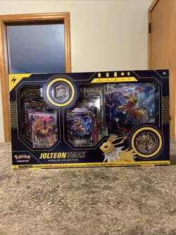 Pokemon TCG: Jolteon VMAX Premium Collection Box - BRAND NEW / Sealed - Image 1