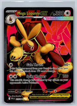 Mega Lopunny ex 115/094 Ultra Rare Phantasmal Flames Pokemon Holo Near Mint - Image 1