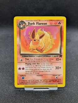 Pokemon Dark Flareon Team Rocket WOTC 35/82 LP EXCELLENT - Image 1