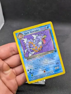 Pokemon Team Rocket Dark Gyarados 25/82 Non Holo Rare WOTC Played - Image 2