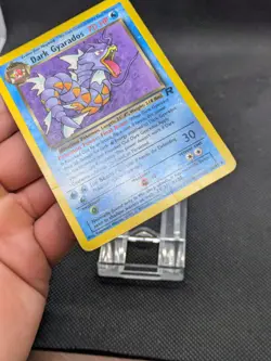 Pokemon Team Rocket Dark Gyarados 25/82 Non Holo Rare WOTC Played - Image 3