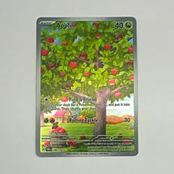 The Pokemon Company Pokemon TCG Applin 185/167 SV06 IR Holo English 40 HP - Image 1