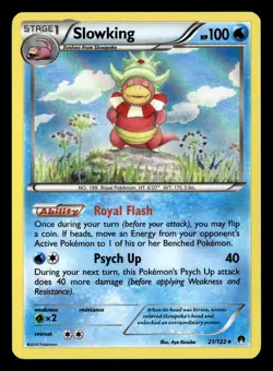 Slowking 21/122 Rare Holo BREAKpoint Pokemon Card - Image 2
