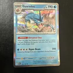 Gyarados 130/165 Holo Rare NM Pokemon TCG Scarlet & Violet 151 - Image 1