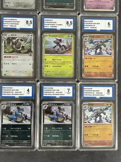 Pokemon Graded Bundle Of Cards Holo & Reverse Lot Of 15 Slabs AEY Mixed Grades - Image 4