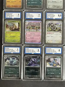 Pokemon Graded Bundle Of Cards Holo & Reverse Lot Of 15 Slabs AEY Mixed Grades - Image 5