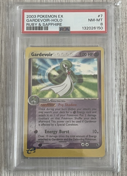 2003 POKEMON EX RUBY & SAPPHIRE #7/109 GARDEVOIR HOLO PSA 8 - Image 1