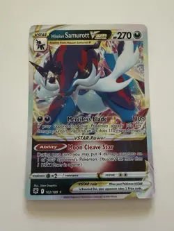 Pokemon Hisuian Samurott VSTAR Astral Radiance Ultra Rare Holofoil 102/189 - Image 1