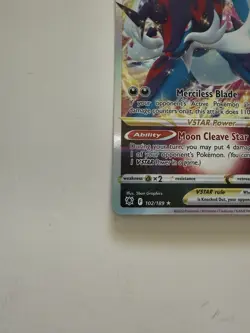 Pokemon Hisuian Samurott VSTAR Astral Radiance Ultra Rare Holofoil 102/189 - Image 3