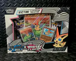 Pokemon TCG Victini Illustration Collection Black Bolt White Flare SEALED NEW - Image 1