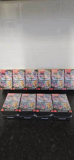 X10 Pokemon Mega Evolution Chaos Rising Booster Bundle Factory Sealed Brand New - Image 1