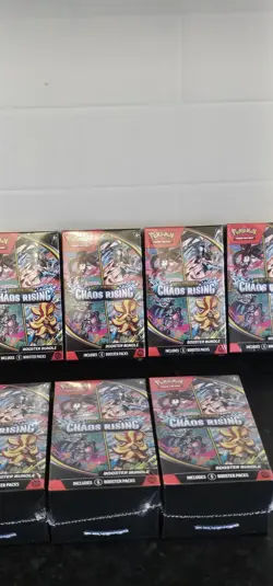 X10 Pokemon Mega Evolution Chaos Rising Booster Bundle Factory Sealed Brand New - Image 3