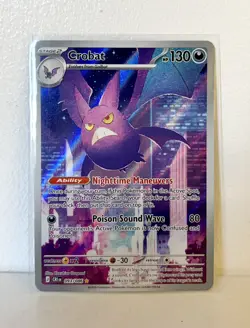 Pokemon Crobat 093/086 Chaos Rising Card Near Mint - Image 1