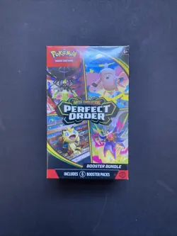 Pokemon TCG: Mega Evolution-Perfect Order Booster Bundle (6 Packs) New Sealed - Image 1