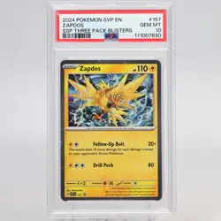 Pokemon TCG - Zapdos SVP 157 - SV Black Star Promo - PSA 10 GEM MT - Image 2