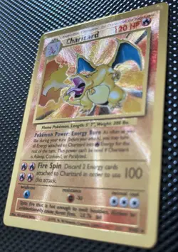 1999 Pokemon Metal Celebration Charizard 4/102 Holo Rare 120 HP (LP) - Image 3