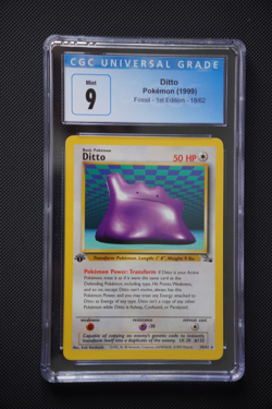 Pokemon 1999 WOTC 1st edition Ditto 18/62 Fossil Regular - Image 1