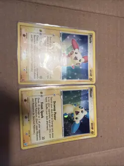 Pokemon TCG POP Series 2 Plusle & Minun 2-Card Holo Lot 6/12 English 2006 LP+ - Image 1