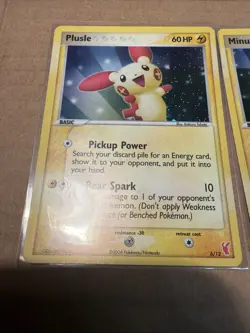 Pokemon TCG POP Series 2 Plusle & Minun 2-Card Holo Lot 6/12 English 2006 LP+ - Image 4